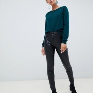 BOGO NWT Leather look pants from Asos
